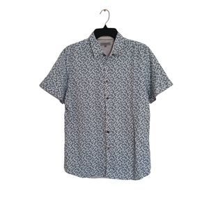 Ted Baker Cotton Short Sleeve Buttob Down Shirt